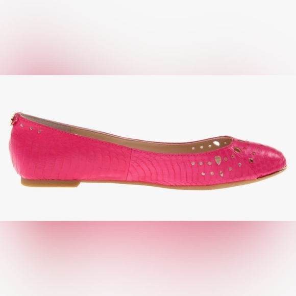 Hot Pink SAM EDELMAN Leighton Ballet Flat Shoes sz. 11 - Picture 3 of 4
